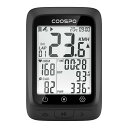 COOSPO サイクルコンピュータ GPS サイコン サイクリングコンピュータ 無線 ワイヤレス 自転車スピードメーター バッテリー内臓 Bluetooth5.0&ANT+対応 ケイデンススピードセンサー連続 IP67級防水 2.3インチディスプレイ