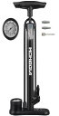 MOHEGIA 自転車 空気入れ: フロアポンプ - 仏式 米式 英式バルブ対応 - 160PSI スケール圧力計 - ブラック