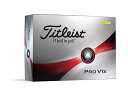 TITLEIST(タイトリスト) PRO V1X 23 イエ ロー ゴルフボール ユニセ ックス DZ T2148S-J