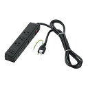 バッファロー BUFFALO 2/3ピン式電源タップ 4+4個口タイプ 雷サージ防止/集中スイッチ付 2m ブラック BSTAPSDC820BK(2)