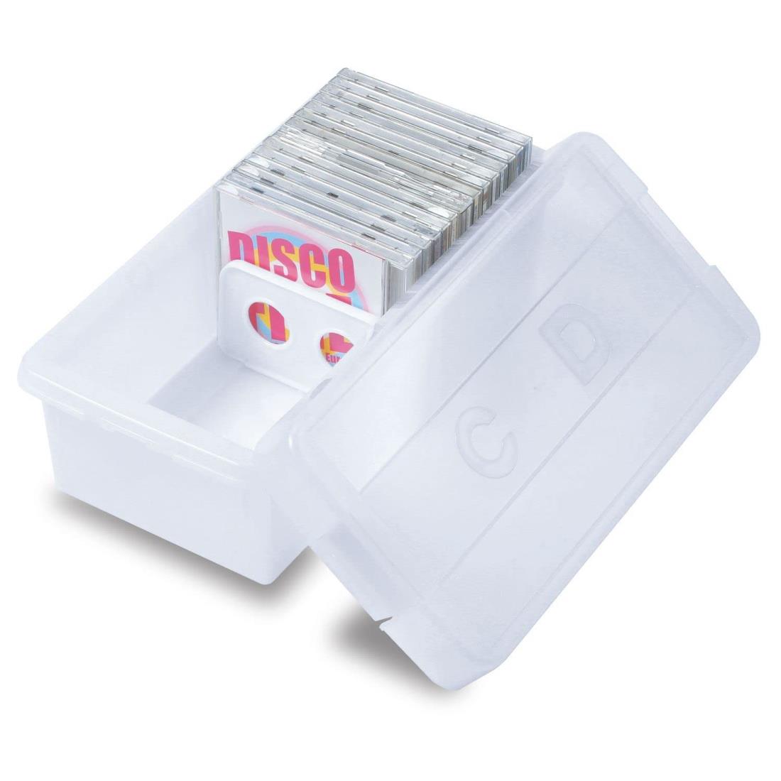 イセトウ(Isetou) CD収納ケース CDケース ナチュラル 幅18.6×奥行37.0×高さ14.0cm 日本製 仕切り板 CD..