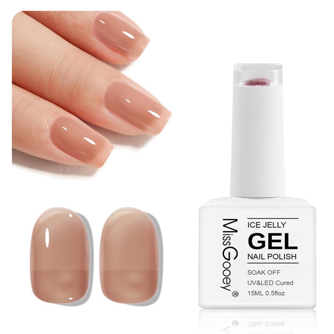 Missgooey ジェルネイル カラー 透き通る透明感 シアーカラー 単色 15ml UV/LED対応 初心者＆プロ適用 ..