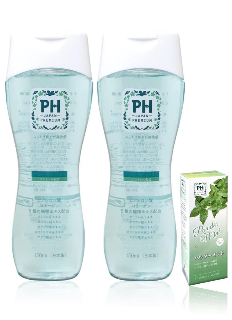 デリケートゾーン専用ソープ PH-JAPAN-PREMIUM フェミニンウォッシュ (150ミリリットル (x 2), パウダ..