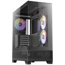 ANTEC CX700 RGB ELITE Fixed Mode RGBファン6個を標準搭載したピラーレスのATX対応ミドルタワーPCケース ブラック(2)