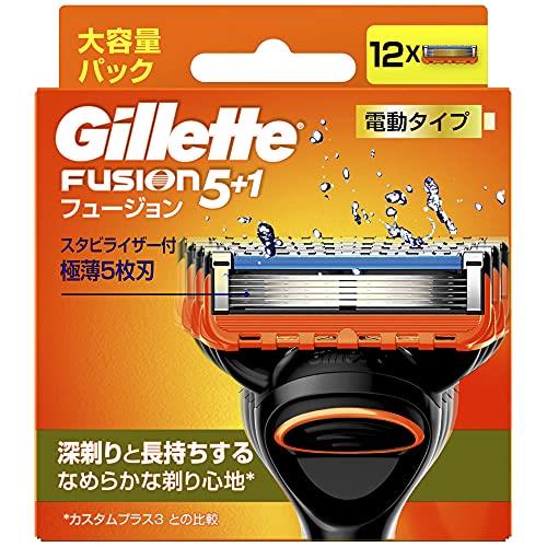 ジレット Gillette フュージョン 電動タイプ 替刃12コ入