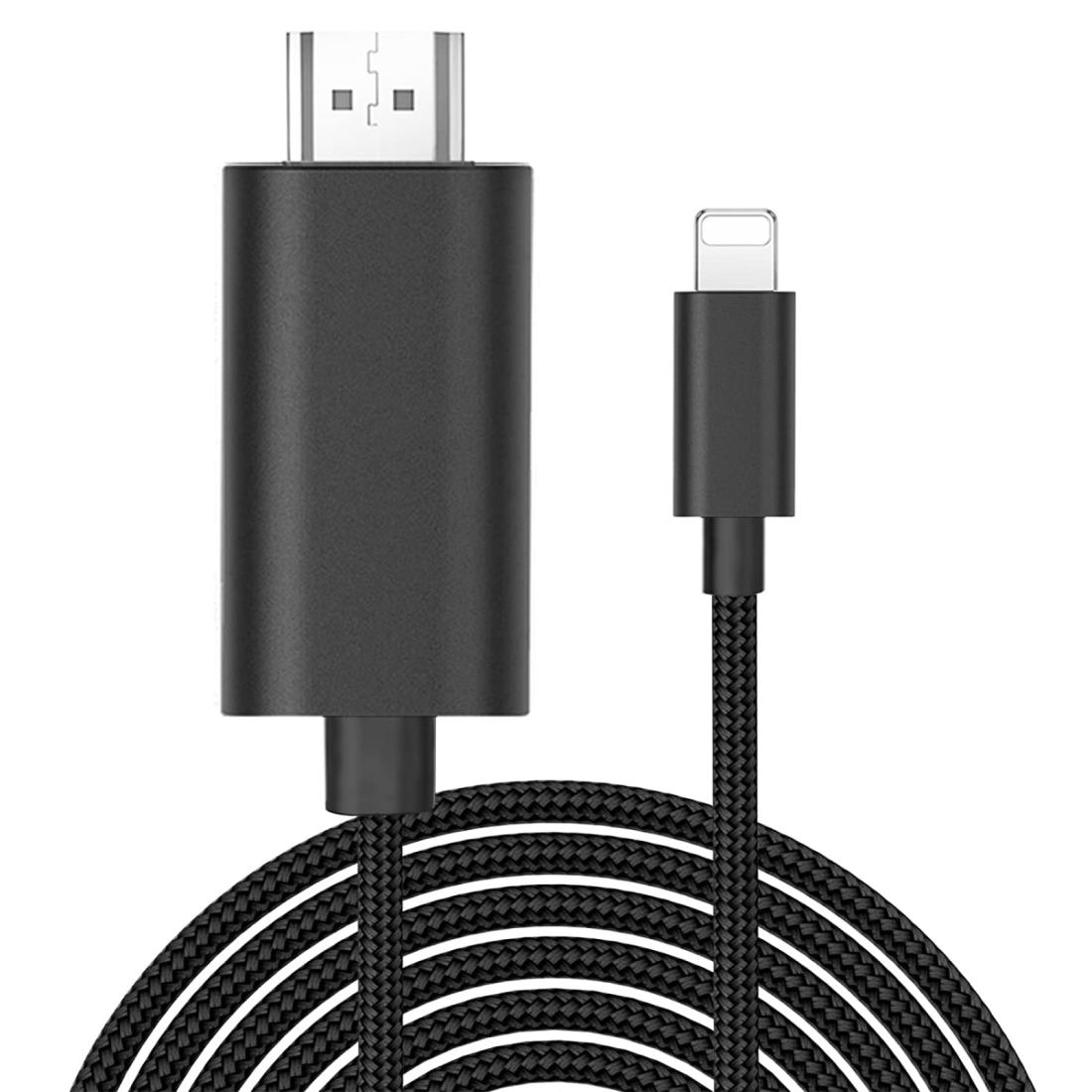 Chayoo Phone HDMI変換ケーブル 1.5M 【電源不要】 AV交換アダプタ Phone/Padの画面をテレビに映す 108..