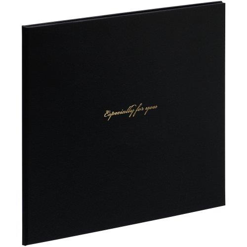 ナカバヤシ ファイル Vカットマット写真台紙 2L判2面 スクエアタイプ ブラック VM2L-301-D