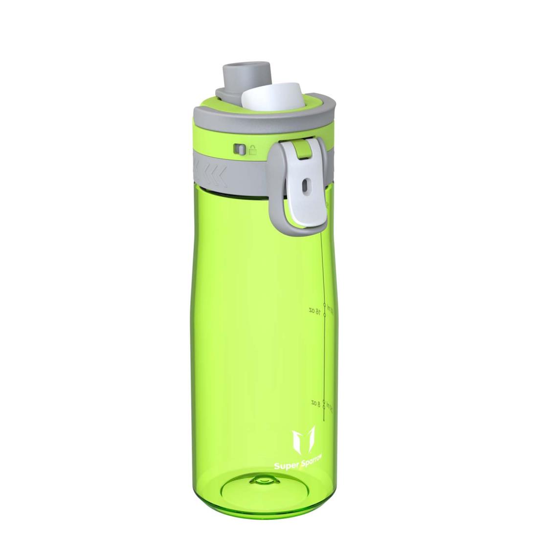 Super Sparrow 水筒 750ml - 広口 TouchGulp ウォーターボトル - 防漏設計 BPAフリー Tritan素材 ドリ..