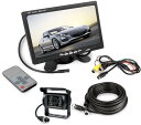 OBEST 7インチモニター 12V/24V LEDカメラセット 20Mケーブル 乗用車、トラック、バス、重機等対応ST 7インチモニター 12V/24V LE...