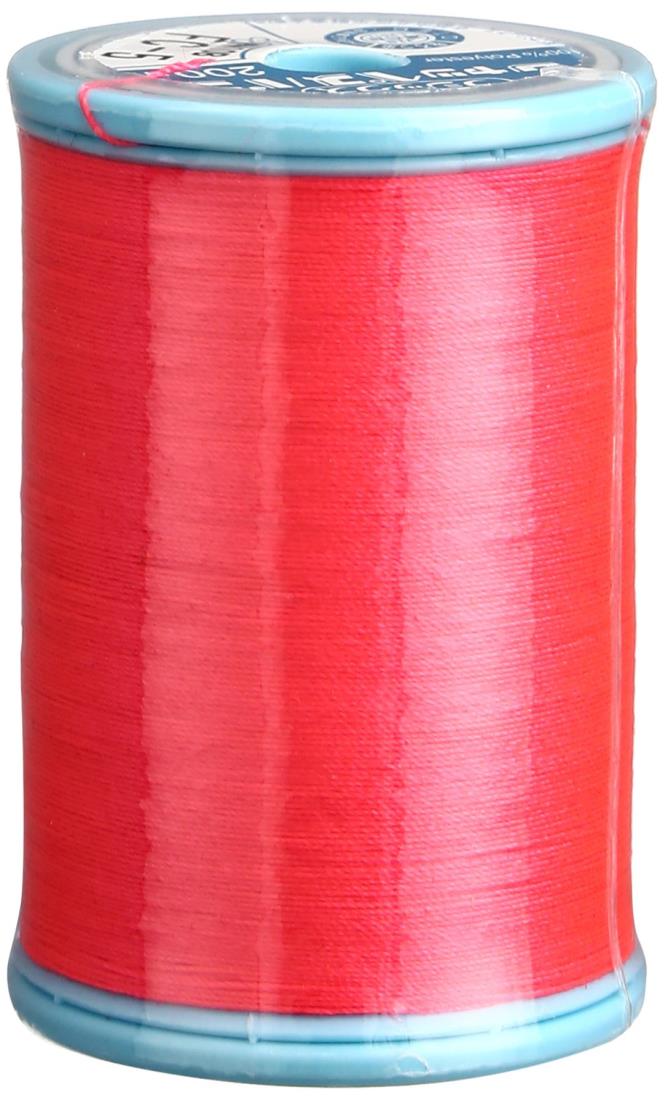 フジックス FUJIX シャッペスパン 普通地 用 ミシン糸 太さ 60番 200m巻 #FC-5 蛍光レッド F56