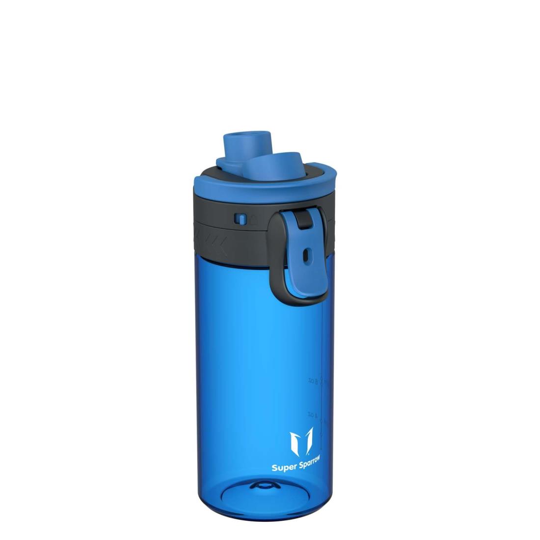 Super Sparrow 水筒 500ml - 広口 TouchGulp ウォーターボトル - 防漏設計 BPAフリー Tritan素材 ドリ..