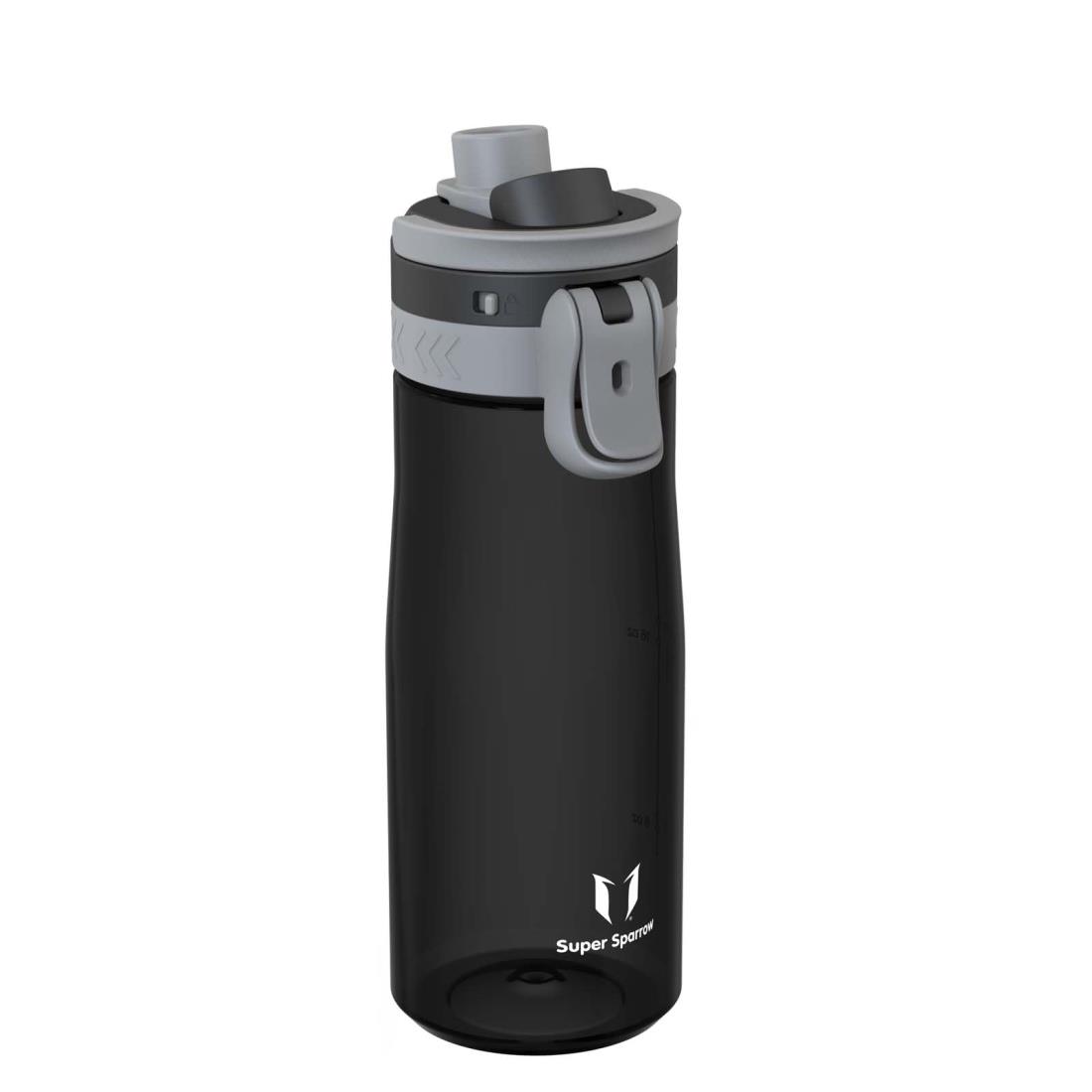 Super Sparrow 水筒 750ml - 広口 TouchGulp ウォーターボトル - 防漏設計 BPAフリー Tritan素材 ドリ..