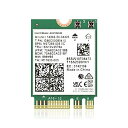 インテル Intel Wi-Fi 6E AX210NGW 802.11AX 5400Mbps WiFi カード Bluetooth 5.3 ラップおよびデスク用のwifiモジュール M.2/NGFF 2230 ワイヤレスカード 2X2 OFDMA,MU-MIMO,WPA3 Windows10/11 64ビット 対応(2)