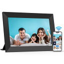 FANGOR デジタルフォトフレーム Wi-Fi 10.1インチ 1280*800解像度 32GB内蔵 SDカード拡張可 写真/動画/天気予報 スライドショー ...