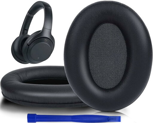 SOULWIT イヤーパッド イヤークッション 交換用 Sony WH-1000XM3 (WH1000XM3) オーバーイヤーヘッドフォン に対応 (黒) SOULWIT イヤーパッド イヤークッション 交換用 Sony WH-1000XM3 (WH1000XM3) オーバーイヤーヘッドフォン に対応 (黒)