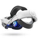 Maecker vr K3 バッテリーヘッドストラップ Quest 3 用ヘッドストラップ 6000mAh バッテリーパック付きバランスエリートストラップ クエスト3用 アクセサリー