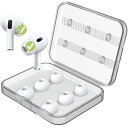 Link Dream イヤーピース AirPods Pro 第1/2世代対応 シリコン イヤーチップ S/M/Lサイズ各ペア AirPods Pro イヤーピース 交換用 3ペア 柔らかい 滑り止め 遮音性 フィット感 脱落防止 収納ケース付き (S/M/L)(2)
