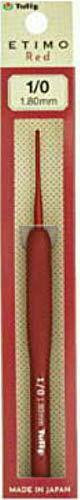 かぎ針 『ETIMO Red(エティモレッド) クッショングリップ付きかぎ針 1/0号 』 Tulip チューリップ TED010