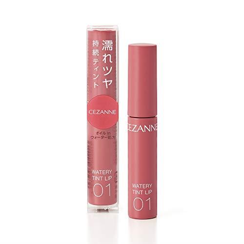 セザンヌ ウォータリーティントリップ01 ナチュラルピンク 4.0g ティント処方 ツヤ長時間持続 口紅 セザンヌ ウォータリーティントリップ01 ナチュラルピンク 4.0g ティント処方 ツヤ長時間持続 口紅