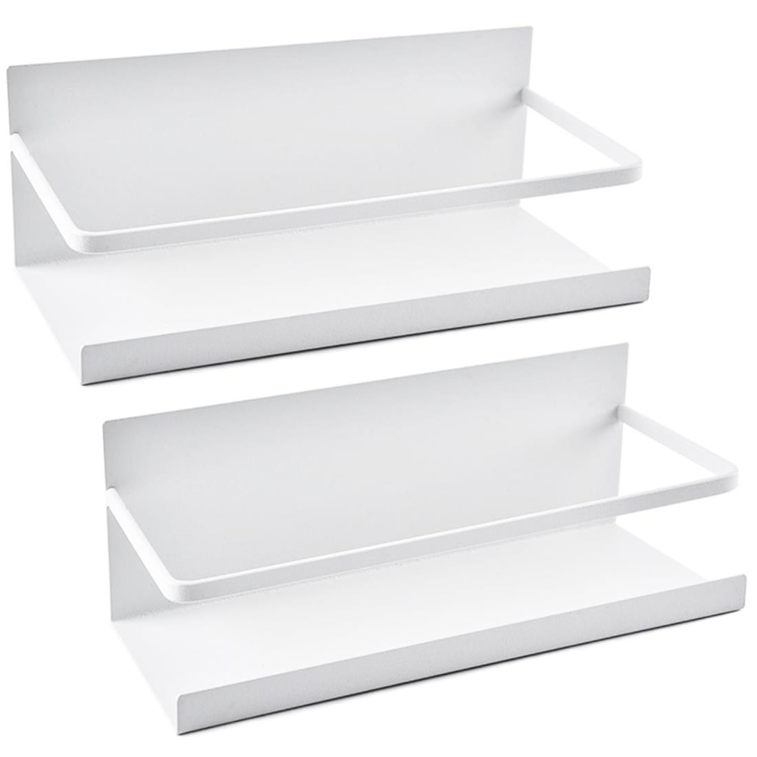 Kanoki マグネット 調味料ラック 2個セット 超強力 マグネット 約W24.5×D12.5×H9.5cm 浴室用ラック 耐荷重7.5KG 風呂 ラック ス...