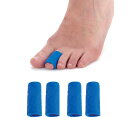 SIDAS(シダス) フットプロテクタ ジェル トゥ ラップ ×4 (親指以外の足指用) 111051102 ブルー L/XL(26.0cm~)(4)