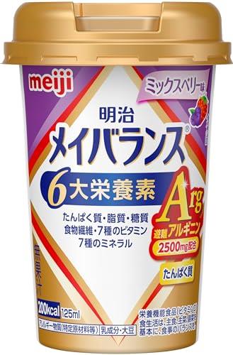 メイバランスミニカップ Arg ミックスベリー味 125ml×12本 明治