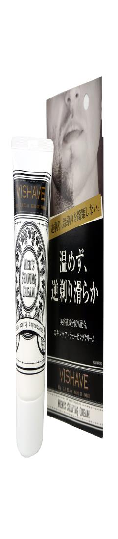 リベルタ ヴィシェーブ 逆剃り対応 シェービングクリーム 時短簡単 アフターシェーブ もこれ一本 美容液配合 単品 80グラム (x 1)