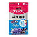 UHA グミサプリ 鉄&葉酸 アサイーミックス味 10日分 20粒 1日2粒(4)