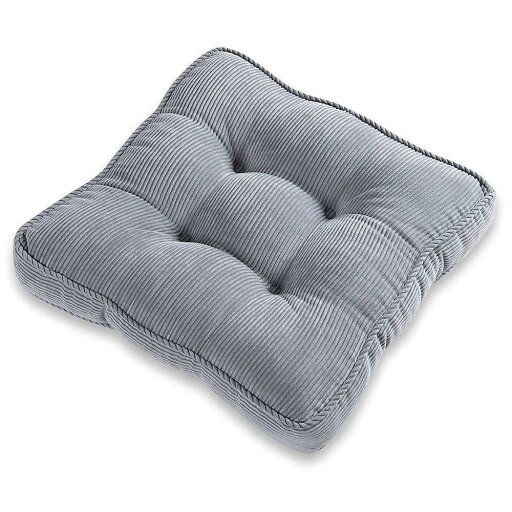 Baibu Home 座布団 クッション 厚め7cm コーデュロイ生地 ざぶとん 無地 フロアクッション グレー クッション 座り心地いい 40cm角 Baibu Home 座布団 クッション 厚め7cm コーデュロイ生地 ざぶとん 無地 フロアクッション グレー クッション 座り心地いい 40cm角