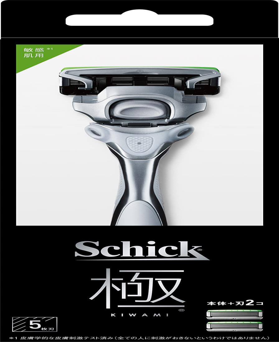 Schick(シック) 極 KIWAMI 敏感肌 ホルダー(刃付き+替刃1コ) 髭剃り カミソリ