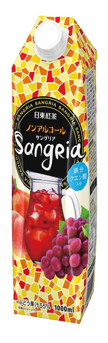 三井農林 日東紅茶 ノンアルコール サングリア 1L×6