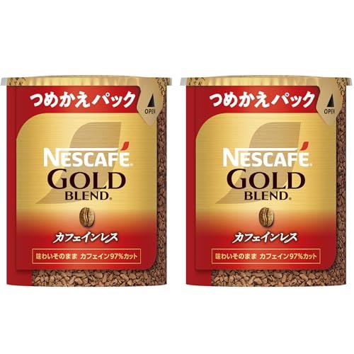 ネスカフェ ゴールドブレンド カフェインレス エコ＆システムパック 60g×2本【 ソリュブル コーヒー 】..