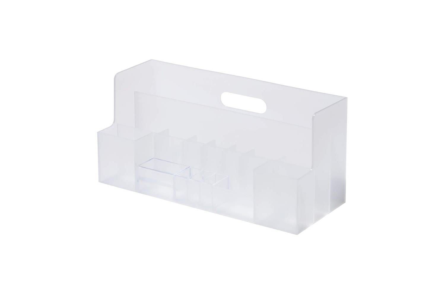 ライクイット (like-it) 収納ケース オーガナイザー ワイド 約幅34×奥13.1×高18.2cm ホワイト 日本製 MX-03