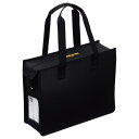 サクラクレパス ミーティングバッグ ノータム オフ ィストートバッグ J ファスナー付 ブラック UNT-A4JC#49
