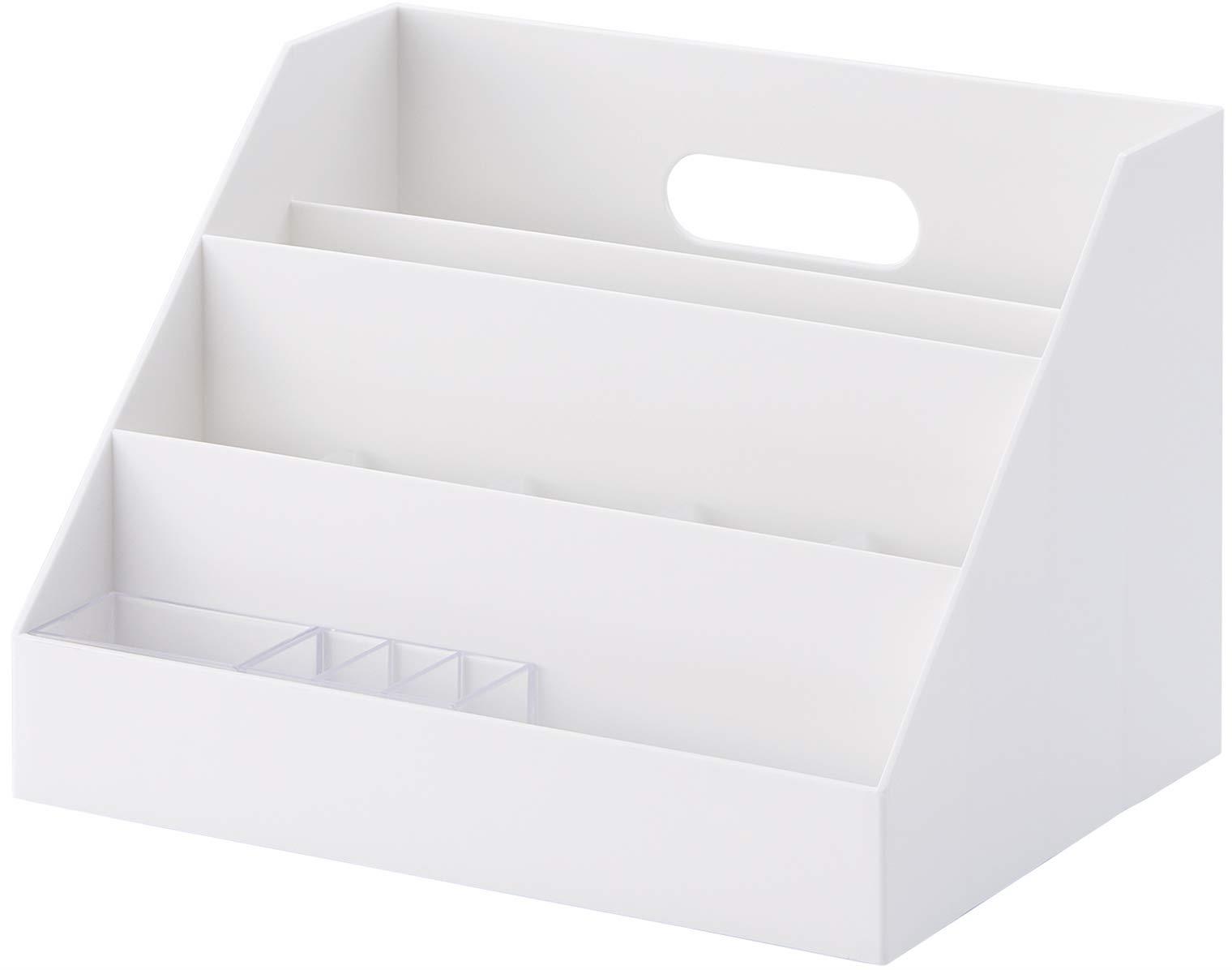 ライクイット (like-it) 収納ケース オーガナイザー スリム 約幅26×奥18.5×高18.2cm オールホワイト (..