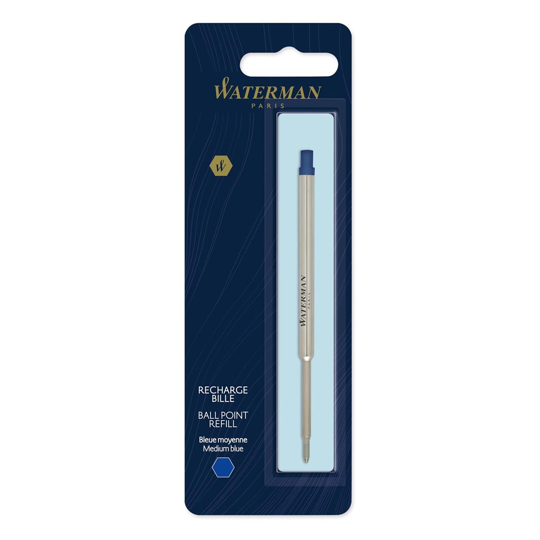 WATERMAN ウォーターマン ボールペン 油性 替芯 M ブルー S0944490 正規輸入品