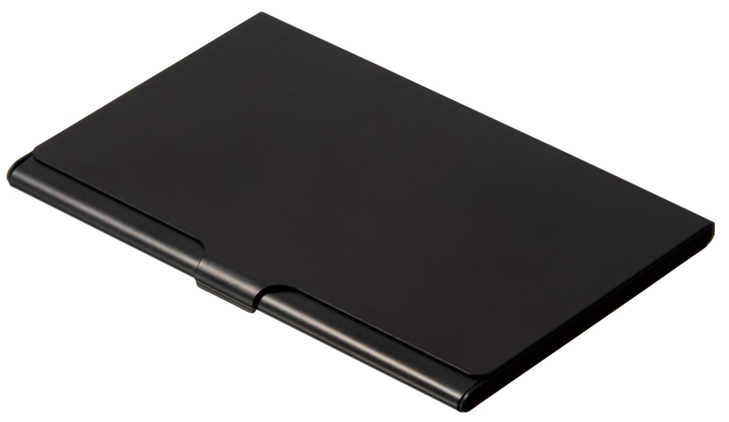 レイメイ藤井 名刺入れ アルミカードケース 25枚収納 マットブラック CHA1056MB