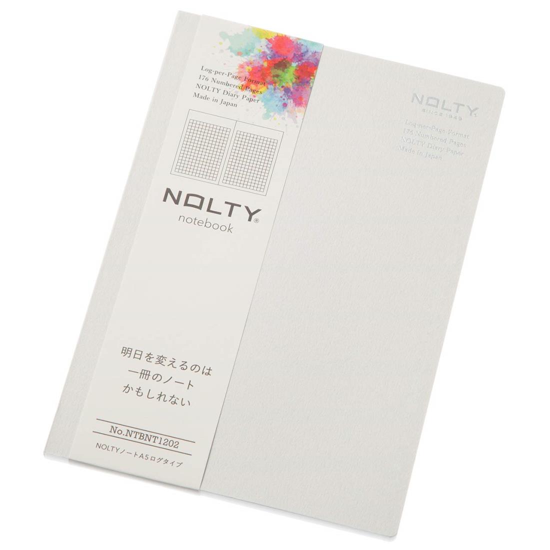 日本能率協会マネジメントセンター 能率 NOLTY ノート A5 ログタイプ グレー NTBNT1202