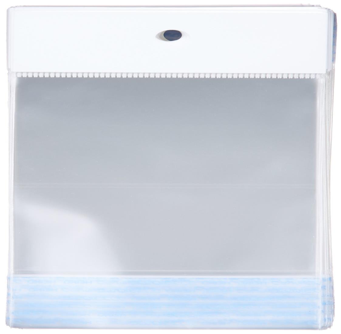 シモジマ ヘイコー 透明 OPP袋 クリ スタルパック ヘッダー付 7×10cm 100枚 H7-10 006747200