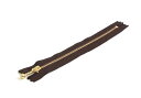 Y.K.K 玉付ファスナー 40cm 10本入 こげ茶 3G40-570