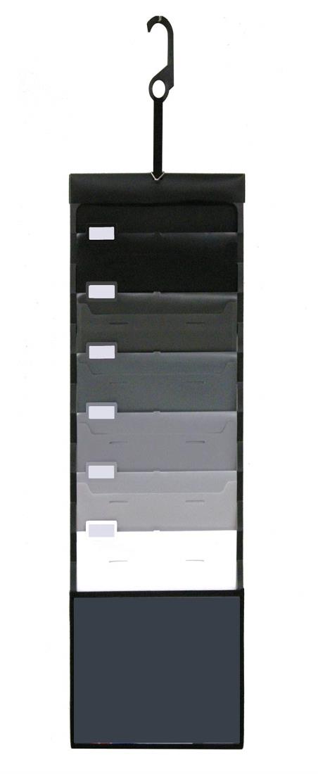 Esselte エセルテ ソーテッド6段 3WAYファイル A4 6ポケット 見出しラベル付 壁掛けファイル 書類収納 ..