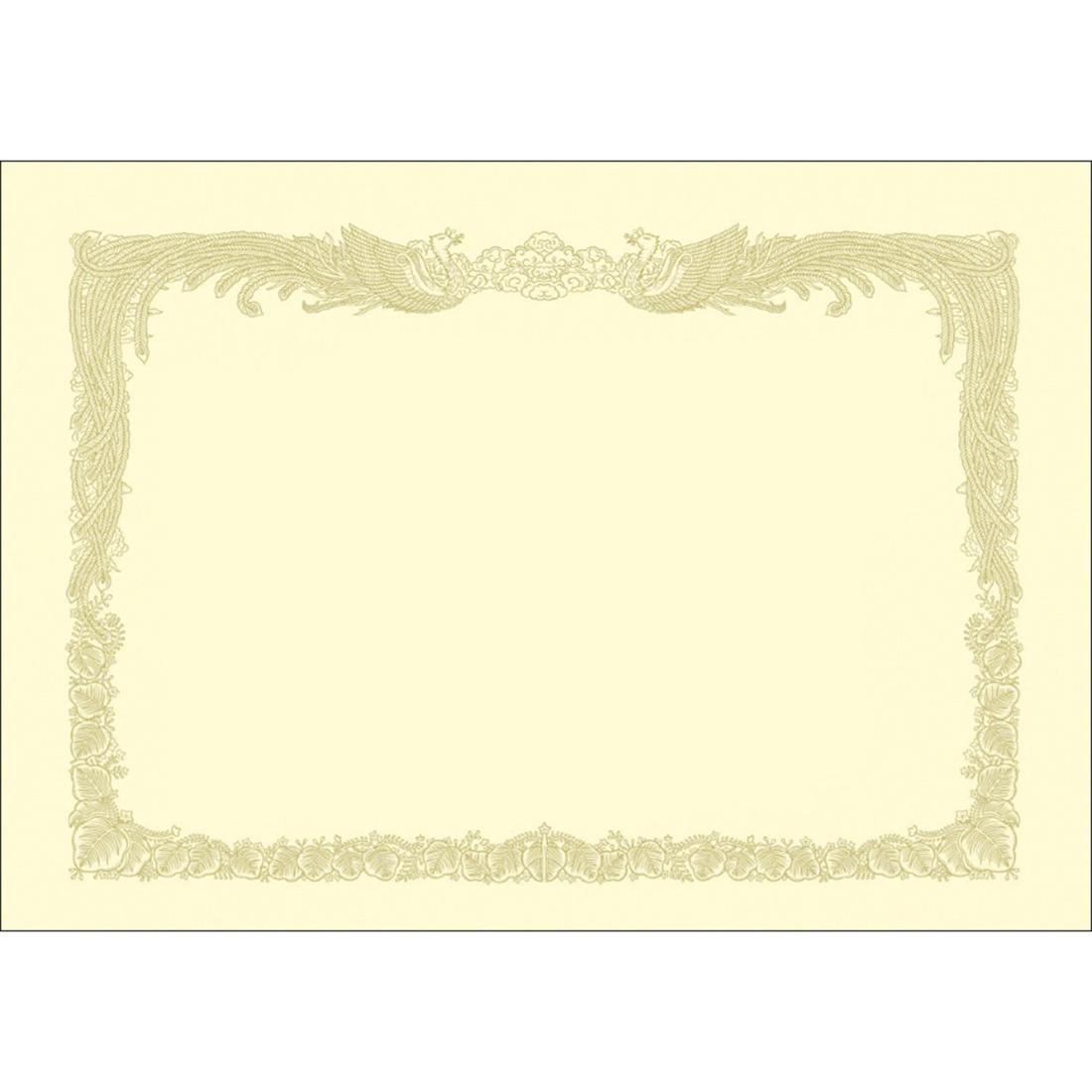 ササガワ 賞状用紙 タカ印 OA対応 縦書き用 クリーム A3 100枚 10-1187(3)