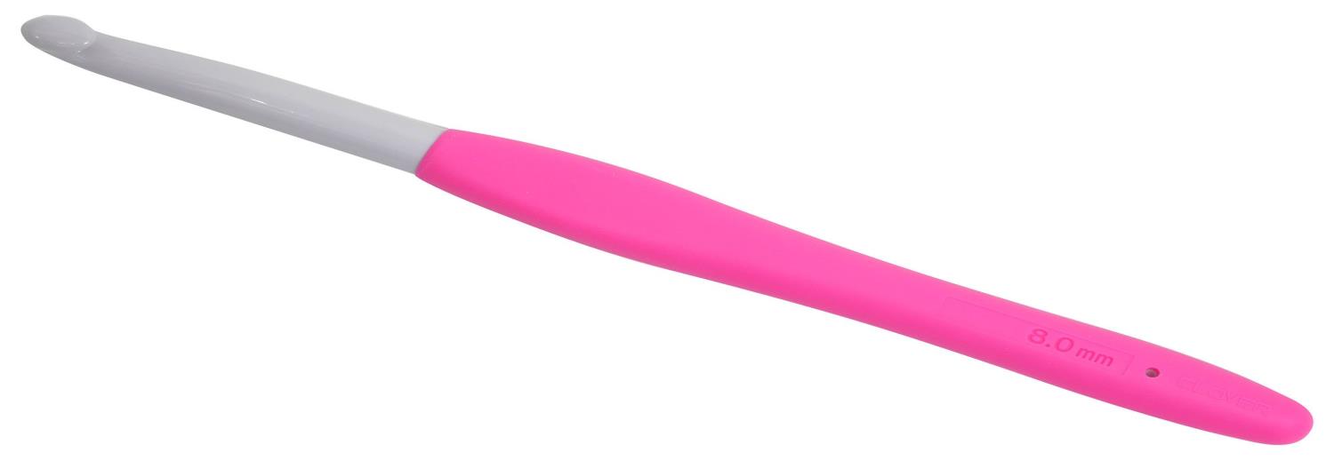 Clover ジャンボかぎ針 アミュレ 8mm 42-418