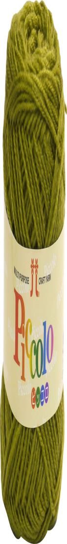 ハマナカ ピッコロ 毛糸 中細 col.32 黄緑 系 25g 約90m 5玉セット 2841