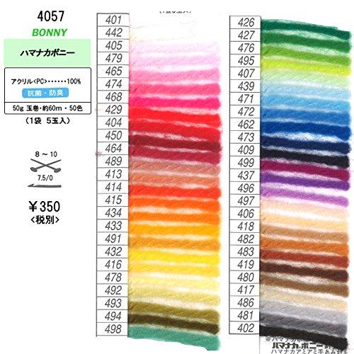 ハマナカ(HAMANAKA) 【ハマナカ】アクリル毛糸 ボニー 407 4057