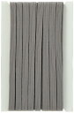日本紐釦貿易(Nippon Chuko) カラー平ゴム 8コール 5mm幅×30m巻 グレー F10-COL8-GR 手芸用品 ゴム 平ゴム