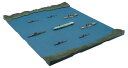 フジミ模型 1/3000 集める軍艦シリーズ No.7 捷一号作戦/北号作戦 航空戦艦艦隊セット (伊勢/日向/瑞鶴/大淀/駆逐艦7隻) プラモデル 軍艦7