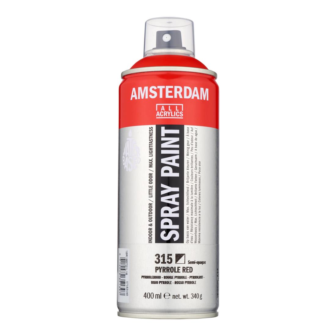 Amsterdam ターレンス アムステルダムスプレーペイント 400ml 315 ピロールレッド T1716-315