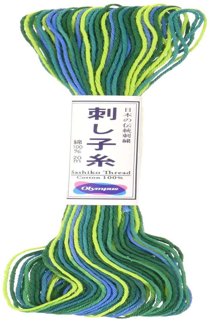 OLYMPUS オリムパス 刺し子糸 ミックス1かせ 20m OS-77