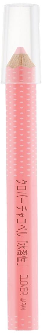 カラー：ピンク◆商品名：Clover チャコペル 水溶性 ピンク 24-063ペンシルタイプのチャコ。布につけた印を、水を含ませた布で拭き取れます。商品モデル番号:24-063梱包サイズ:20 x 3.5 x 1 cm布につけた印を、水を含ませた布で拭き取れます。 ペンシルタイプのチャコ。